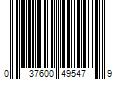 Barcode Image for UPC code 037600495479