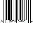 Barcode Image for UPC code 037600642064