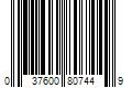 Barcode Image for UPC code 037600807449