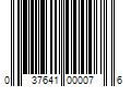 Barcode Image for UPC code 037641000076