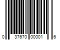 Barcode Image for UPC code 037670000016