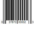 Barcode Image for UPC code 037670000023