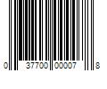 Barcode Image for UPC code 037700000078