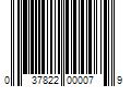 Barcode Image for UPC code 037822000079