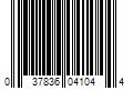 Barcode Image for UPC code 037836041044