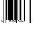 Barcode Image for UPC code 037836041471