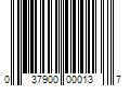 Barcode Image for UPC code 037900000137