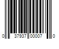 Barcode Image for UPC code 037937000070