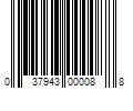 Barcode Image for UPC code 037943000088