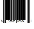 Barcode Image for UPC code 037980000041