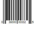 Barcode Image for UPC code 038000003325