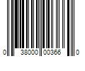 Barcode Image for UPC code 038000003660