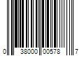 Barcode Image for UPC code 038000005787