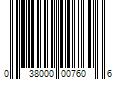 Barcode Image for UPC code 038000007606