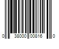 Barcode Image for UPC code 038000008160