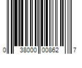 Barcode Image for UPC code 038000008627