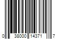 Barcode Image for UPC code 038000143717