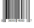 Barcode Image for UPC code 038000160837