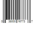 Barcode Image for UPC code 038000167737