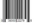 Barcode Image for UPC code 038000222795