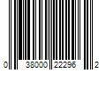 Barcode Image for UPC code 038000222962