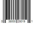 Barcode Image for UPC code 038000280191