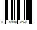 Barcode Image for UPC code 038000281594