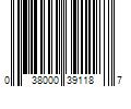 Barcode Image for UPC code 038000391187