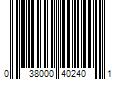 Barcode Image for UPC code 038000402401