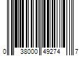 Barcode Image for UPC code 038000492747