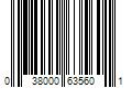 Barcode Image for UPC code 038000635601