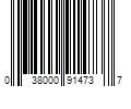 Barcode Image for UPC code 038000914737