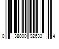 Barcode Image for UPC code 038000926334