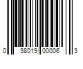 Barcode Image for UPC code 038019000063