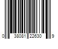 Barcode Image for UPC code 038081226309