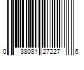 Barcode Image for UPC code 038081272276