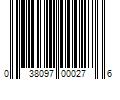 Barcode Image for UPC code 038097000276