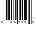 Barcode Image for UPC code 038097300505