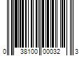 Barcode Image for UPC code 038100000323