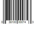 Barcode Image for UPC code 038100000743