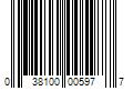 Barcode Image for UPC code 038100005977