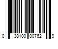 Barcode Image for UPC code 038100007629