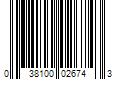 Barcode Image for UPC code 038100026743