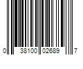 Barcode Image for UPC code 038100026897