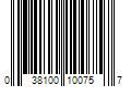 Barcode Image for UPC code 038100100757