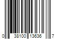 Barcode Image for UPC code 038100136367