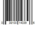 Barcode Image for UPC code 038100143396