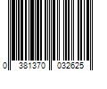 Barcode Image for UPC code 0381370032625