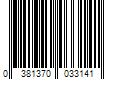 Barcode Image for UPC code 0381370033141