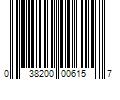 Barcode Image for UPC code 038200006157